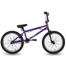 Load image into Gallery viewer, Hiland 20 Inch Kids Bike BMX Bicycles Freestyle for Boys Teenagers Purple
