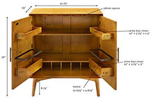 Load image into Gallery viewer, Crosley Furniture Landon Mid-Century Modern Bar Cabinet, Acorn
