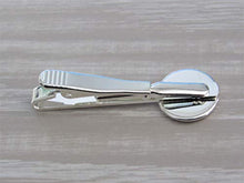 Load image into Gallery viewer, Thin Blue Line Tie Clip, Police Lives Matter Tie Clip, Law Enforcement Tie Clip, Gift for Him, Mens Fashion
