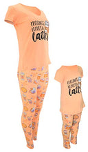 Load image into Gallery viewer, Unique Baby Girls Matching Mommy and Me Lattes Pant Set (14-16, Pumpkin Spice)
