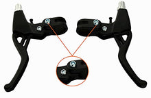 Load image into Gallery viewer, Bicycle BicycleStore 1 Pair Universal Aluminum Alloy Brake Handle Mountain Road Bike Brake Lever Diameter 22mm(Black)
