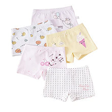 Load image into Gallery viewer, Core Pretty Little Girls Cotton Boy Shorts Toddler Panties Cute Panda Underwear (Pack of 5) (Panda, 5-6 Years)
