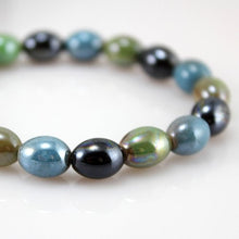 Load image into Gallery viewer, Power Ionics Health Tourmaline Mixed Beads Stretch Bracelet Wristband
