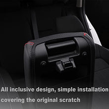 Load image into Gallery viewer, Horry Center Console Armrest Box Cover Panel Trim Waterproof Anti-Scratch Leather Protector Decoration Cover Interior Accessories for Honda Civic 2022（Red Stitches）, Black leather red line
