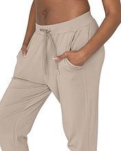 Load image into Gallery viewer, Kindred Bravely Bamboo Maternity &amp; Postpartum Joggers | Maternity Lounge Pants for Women (Stone, XX-Large)
