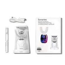 Load image into Gallery viewer, Sunartec 2020 Ultrasonic Electric Toothbrushes New Generation 360 Teeth Cleaning Sonic Toothbrush Cold Light Cleansing Kit for Adults Portable UV Cleaning and Air-Drying Charger IPX7 Waterproof
