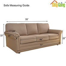 Load image into Gallery viewer, Easy-Going Stretch Sofa Slipcover 1-Piece Couch Sofa Cover Furniture Protector Soft with Elastic Bottom for Kids, Spandex Jacquard Fabric Small Checks(Sofa,Dark Gray)
