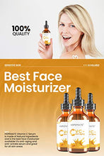 Load image into Gallery viewer, Hopemate Natural Facial Vitamin C Serum with Hyaluronic Acid&amp; Vit E, New Skin Treatment Formula, Organic Anti Wrinkle Reducer, Natural Anti Aging Moisturizer, Dark Circles, Scar, Sun Damage Corrector,

