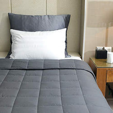 Load image into Gallery viewer, Fabula Life Adult Weighted Blanket(15lbs, 72”x48”, Full Size) for People Weigh Around 140lbs| Weighted Blanket Adult| Cotton Heavy Cozy Blanket| Premium Glass Beads| Calm Deep Sleep
