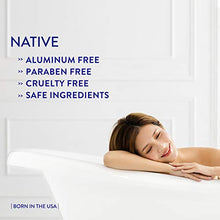 Load image into Gallery viewer, Native Deodorant - Natural Deodorant for Women and Men - Vegan, Gluten Free, Cruelty Free - Aluminum Free, Free of Parabens &amp; Sulfates - Coconut &amp; Vanilla
