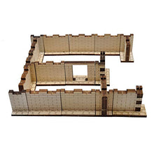 Load image into Gallery viewer, D&amp;D Dungeon Brick Walls (Set of 16) Wood Laser Cut 2" x 1" 3D Modular Terrain Tiles 28mm Scale Perfect for Dungeons &amp; Dragons, Warhammer and Other Tabletop RPG
