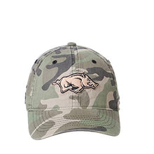 Load image into Gallery viewer, Zephyr NCAA Arkansas Razorbacks Mens Hat Operation Hat Trick GI, Arkansas Razorbacks Camo, Adjustable
