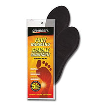 Load image into Gallery viewer, Grabber Insole Foot Warmers - Long Lasting Safe Natural Odorless Air Activated Warmers - Up to 5 Hours of Heat - 30 Pair - Medium/Large
