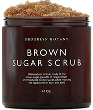 Load image into Gallery viewer, Brooklyn Botany Brown Sugar Body Scrub - Moisturizing and Exfoliating Body, Face, Hand, Foot Scrub - Fights Acne Scars, Stretch Marks, Fine Lines &amp; Wrinkles, Great Gifts For Women &amp; Men - 10 oz
