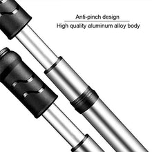 Load image into Gallery viewer, Bike Kit | Super Mini Bike Pumps,120 PSI High Pressure Bicycle Air Pump, Fits Presta and Schrader,Come with Glueless Puncture Repair Kit Includes Mount Kit (Black)
