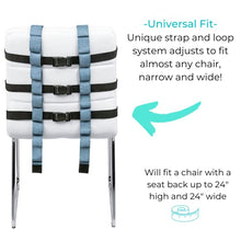 Load image into Gallery viewer, Portable High Chair for Travel with Exclusive Compact Tray - Travel High Chair Seat Safely Attaches to Most Chairs - Toddler &amp; Baby Travel Essential - Baby Travel Accessories
