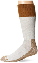 Load image into Gallery viewer, Carhartt Men's XL (US Extremes Cold Weather Boot Socks, Brown, Shoe Size: 11-15
