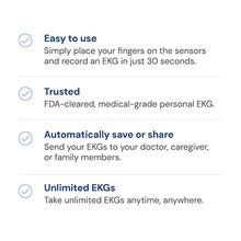 Load image into Gallery viewer, KardiaMobile 6-Lead Personal EKG Monitor – Six Views of The Heart – Detects AFib and Irregular Arrhythmias – Instant Results in 30 Seconds – Works with Most Smartphones - FSA/HSA Eligible
