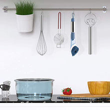Load image into Gallery viewer, NileHome Dish Brush with Soap Dispenser Kitchen Dish Scrub Brush with Replaceable PP Brush Head Soap Dispensing Dish Brush with Stainless Steel Handle Kitchen Brushes for Dishes, Pots
