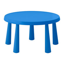 Load image into Gallery viewer, Ikea Mammut Children's Table Indoor Outdoor Blue 903.651.80 Size 33 1/2"
