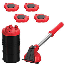 Load image into Gallery viewer, Heavy Duty Furniture Lifter with 4 Sliders for Easy and Safe Moving, Appliance Roller Suitable for Sofas, Couches and Refrigerators, Adjustable Height [Load Capacity: 660lbs Per Wheel]
