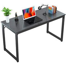Load image into Gallery viewer, Foxemart Computer Desk 47” Modern Sturdy Office Desk PC Laptop Notebook Study Writing Table for Home Office Workstation, Black
