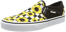 Load image into Gallery viewer, Vans Women's Low-Top Trainers Sneaker, Sunflower Checker Multi White, 8

