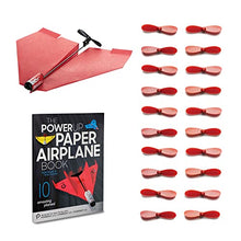 Load image into Gallery viewer, POWERUP 4.0 Smart Bundle - POWERUP 4.0 The Next-Generation Smartphone Controlled Paper Airplane Kit + Extra Propellers to Keep Your POWERUP 4.0 in Good Shape + PowerUp Awesome Paper Airplane Book
