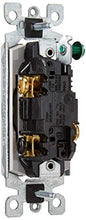 Load image into Gallery viewer, Leviton 5603-2GY 15 Amp, 120/277 Volt, Decora Rocker 3-Way AC Quiet Switch, Residential Grade, Grounding, Gray
