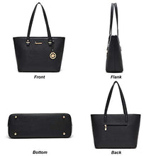 Load image into Gallery viewer, Soperwillton Handbag for Women Wallet Tote Bag Shoulder Bags Top Handle Satchel 5pcs Purse Set
