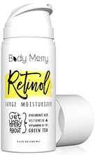 Load image into Gallery viewer, Body Merry Retinol Face Moisturizer &amp; Eye Cream for Face, Neck and Eyes | Anti Aging, Facial Moisturizer, Wrinkle Cream and Acne Spot Treatment with Retinol &amp; Hyaluronic Acid (3.4 oz)
