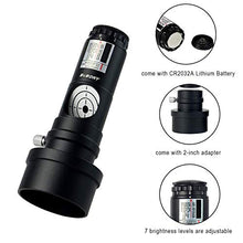 Load image into Gallery viewer, SVBONY Red Laser Collimator for Newtonian Marca Telescope Alignment 1.25 inches 7 Bright Levels Triple Cemented Lens with 2 inches Adapter
