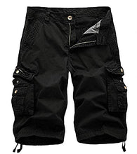Load image into Gallery viewer, EAEAO Mens Cargo Shorts Relaxed Fit Multi-Pocket Outdoor Cargo Shorts
