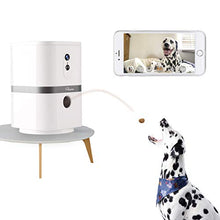 Load image into Gallery viewer, SKYMEE Petalk AI II Dog Camera Treat Dispenser, WiFi Remote Pet Camera with 180° PTZ and Night Vision, Compatible with Alexa
