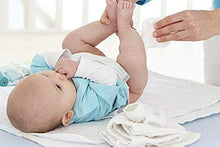 Load image into Gallery viewer, Baby Organic Large Dry Pads 100% Cotton Squares for Baby Care Diapering (Organic 360 Count)
