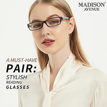 Load image into Gallery viewer, Madison Avenue 4 Pack Multicolor Blue Light Blocking Reading Glasses for Women Spring Hinge +0.0
