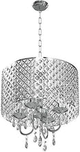 Load image into Gallery viewer, Whse of Tiffany RL5633 Deluxe Crystal Chandelier, 9" x 17" x 17"
