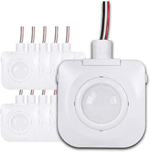 Load image into Gallery viewer, EverElectrix Ceiling Occupancy Motion Sensor, Passive Infrared Technology, High Bay Fixture Mount 360 Degree, Hard-Wired, 120-277 VAC, Commercial/Industrial Grade, 10 Pack
