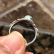 Load image into Gallery viewer, Natural Blue Mohave Turquoise 925 Solid Sterling Silver Engagement Ring Size 9.25

