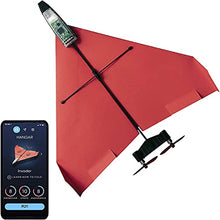 Load image into Gallery viewer, POWERUP 4.0 The Next-Generation Smartphone Controlled Paper Airplane Kit, RC Controlled. Easy to Fly with Autopilot &amp; Gyro Stabilizer. For Hobbyists, Pilots, Tinkerers. STEM Ready with DIY Modular Kit
