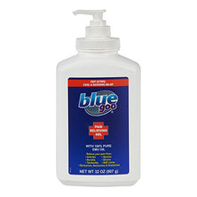 Load image into Gallery viewer, BLUE GOO Pain Relieving Gel, 32 Ounce, Fast Acting, Cooling and Soothing Relief, for Back/ Neck Pain, Headache, Leg/ Foot Pain, Arthritis, Sprains, Strains, Stiff Joints, Made with 100% Pure EMU Oil
