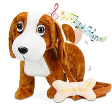 Load image into Gallery viewer, SdeNow Dog Stuffed Animals,Walking Singing Realistic Toy Dog Anime Plush Electronic Pet Baby Stuffed Animals Walking Dog Toy Interactive Puppy Gift
