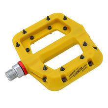 Load image into Gallery viewer, FOOKER MTB Pedals Mountain Bike Pedals 3 Bearing Non-Slip Lightweight Nylon Fiber Bicycle Platform Pedals for BMX MTB 9/16"
