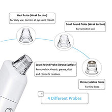 Load image into Gallery viewer, Blackhead Remover Pore Extractor Vacuum Cleaner, Professional Home Spa Skin Care Pimple Acne Whitehead Sucker Cleanser Kit with 4 Probes For Women Men Face Tool Blackhead Vacume Remover
