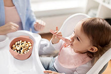 Load image into Gallery viewer, Suction Bowl, Socub Silicone Learning Bowl for Kids and Toddlers, Unbreakable Non-Slip Baby Bowl with Spoon, BPA Free, Dishwasher and Microwave Safe, Sage
