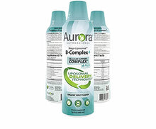 Load image into Gallery viewer, Aurora Nutrascience, Mega-Liposomal B-Complex + Vitamin C, Gluten Free, Non-GMO, Sugar Free, Organic Fruit Flavor, 16 fl oz (480 mL)
