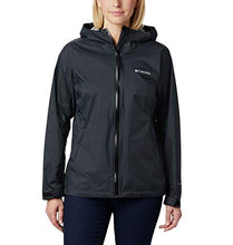 Load image into Gallery viewer, Columbia Women's EvaPOURation Jacket, Waterproof &amp; Breathable,Black,Medium
