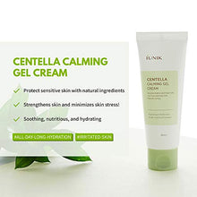 Load image into Gallery viewer, IUNIK Centella Calming Gel Cream 2.02 Fl. Oz. Deep Hydrating, Botanic Ingredients with Centella Asiatica &amp; Tea tree extracts – Face Moisturizer for Sensitive &amp; Dry skin / Acne Treatment Clear Skin – Face Serum for Acne, Breakout, Pimple - Tea Tree 67%, Ce

