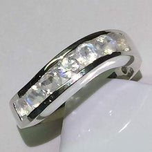 Load image into Gallery viewer, Natural Rainbow Moonstone 925 Sterling Silver Ring Size 5.75, 6, 6.75, 7, 7.75, 8, 8.75, 9, 9.75, 10

