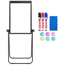 Load image into Gallery viewer, Yaheetech 24x36 Magnetic U Stand Whiteboard Double Sided Easel Stand Portable Rolling Whiteboards Flipchart Easel for Office, Home, Outdoor

